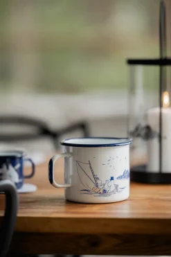 Water Jugs And Carafes^Muurla Moomin Enamel Jug 1.3L, Sailors White