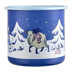 Moomin Mugs^Muurla Moomin enamel mug 80 cl, Starry night Blue