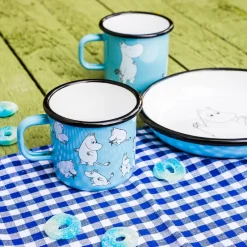 Sale Muurla Moomin enamel mug, 2.5 dl Blue