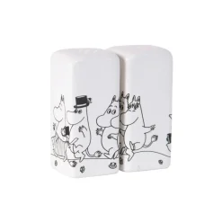 Salt & Pepper Grinders|Salt & Pepper Shakers^Pluto Design Moomin family salt and pepper shakers, White