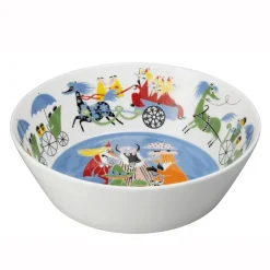 Discount Moomin Arabia Moomin Friendship serving bowl, 23 cm BlueBlack