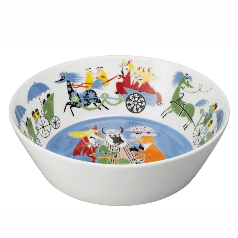 Discount Moomin Arabia Moomin Friendship serving bowl, 23 cm BlueBlack