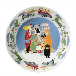 Discount Moomin Arabia Moomin Friendship serving bowl, 23 cm BlueBlack