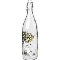 Water Bottles^Muurla Moomin glass bottle 1 L, Apples Multi