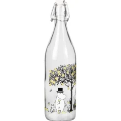 Water Bottles^Muurla Moomin glass bottle 1 L, Apples Multi