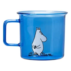 Discount Muurla Moomin glass mug 35 cl, Blue