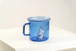 Discount Muurla Moomin glass mug 35 cl, Blue