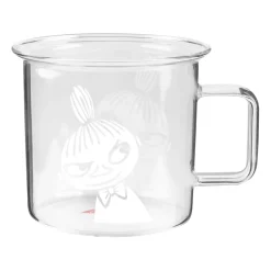 Moomin Mugs^Muurla Moomin glass mug clear 35 cl, Little My Transparent