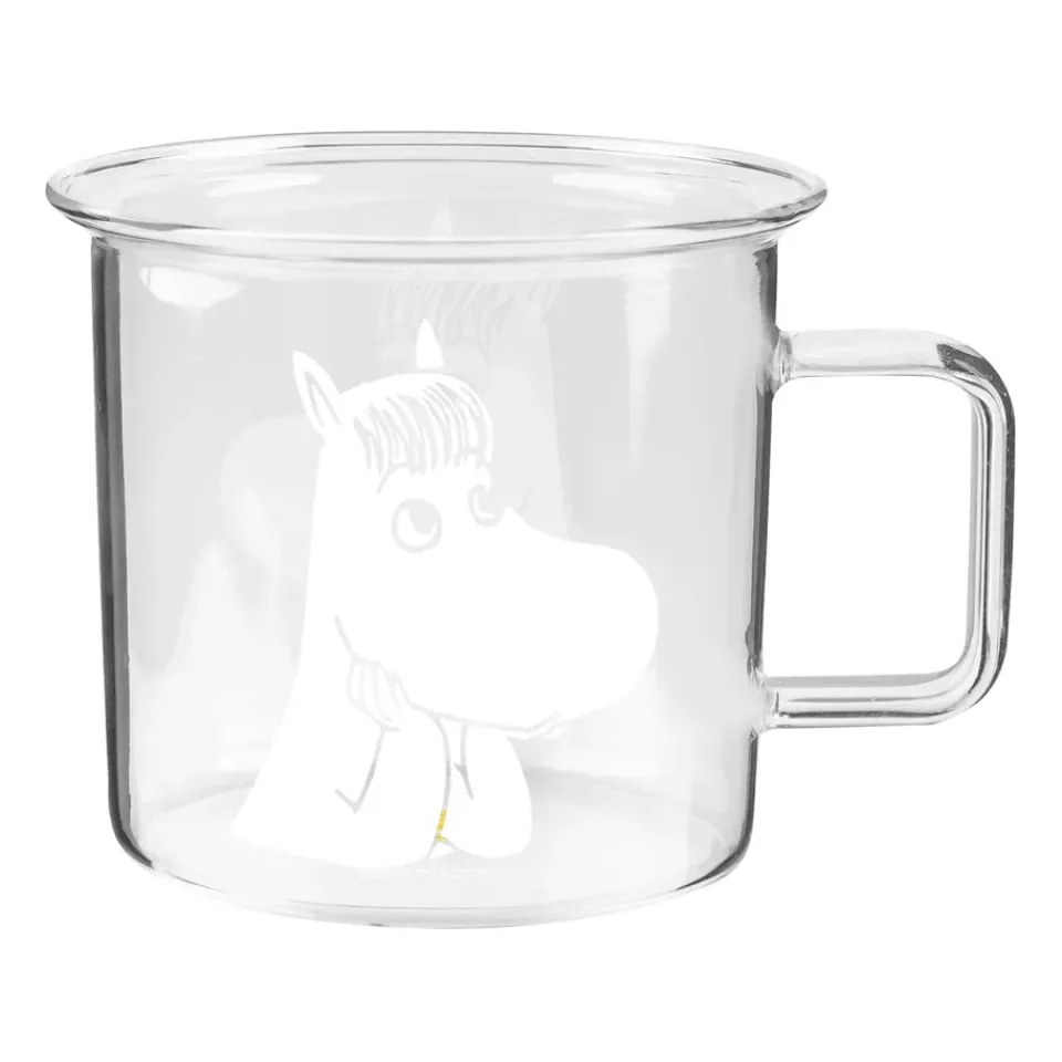 Discount Muurla Moomin glass mug clear 35 cl, Snorkmaiden Transparent
