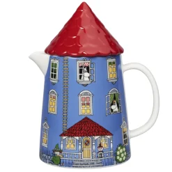 Water Jugs And Carafes^Moomin Arabia Moomin house jug, 1 l BlueRed