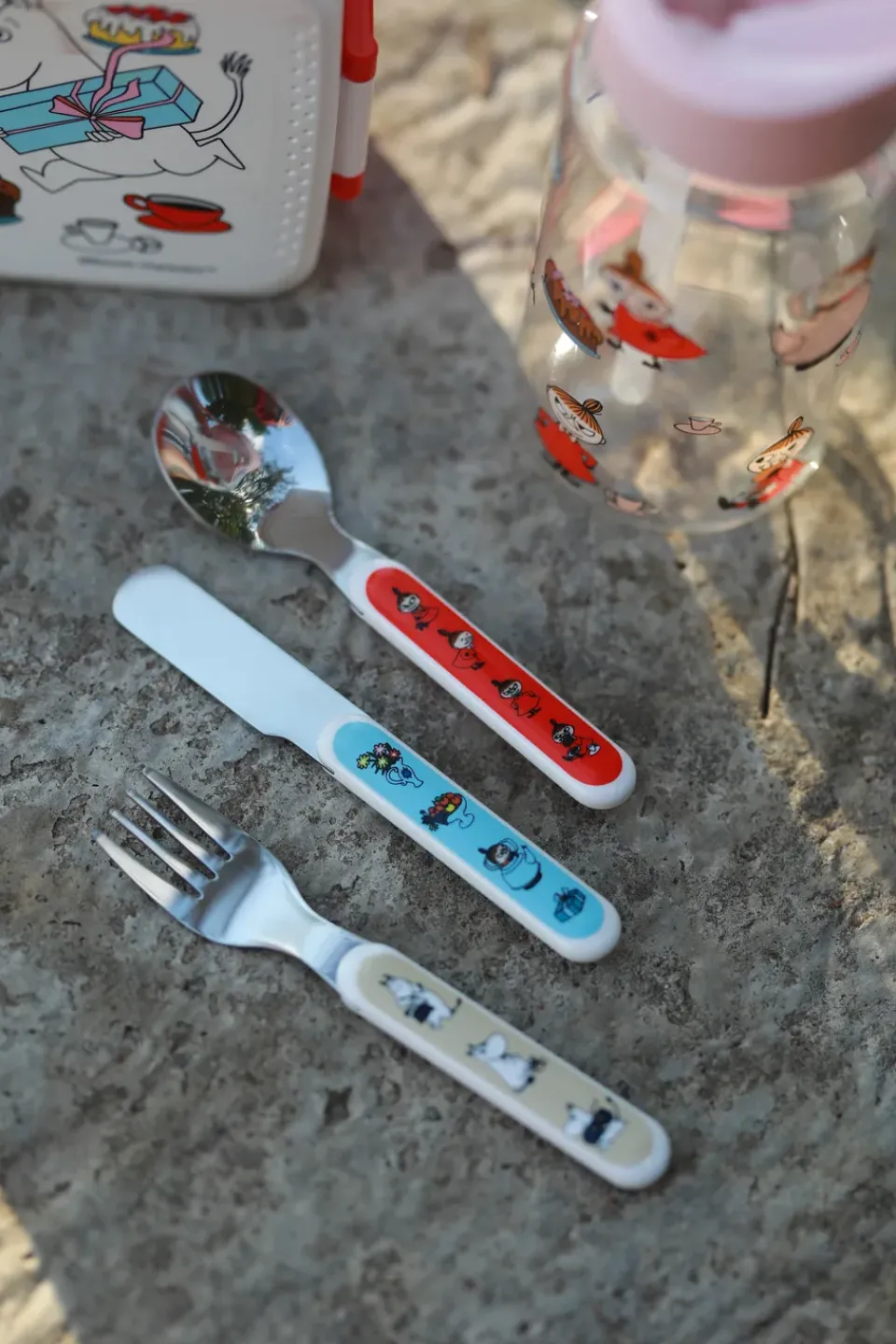 Cutlery Sets|Children's Cutlery^Rätt Start Moomin Little My cutlery set 3 pieces, Multi
