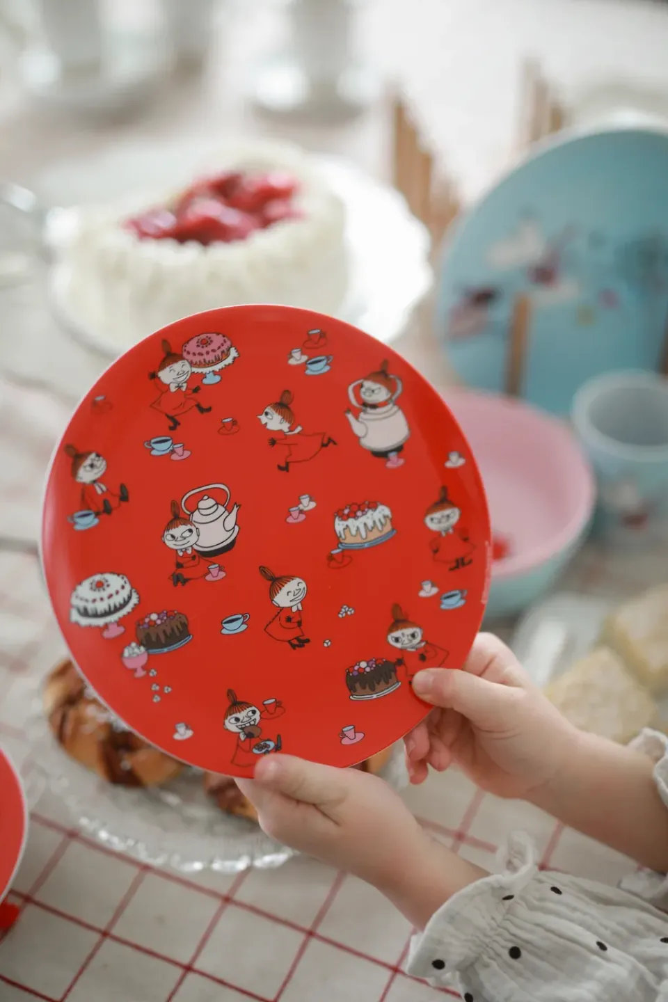 Sale Rätt Start Moomin Little My flat plate Ø19.8 cm, Red
