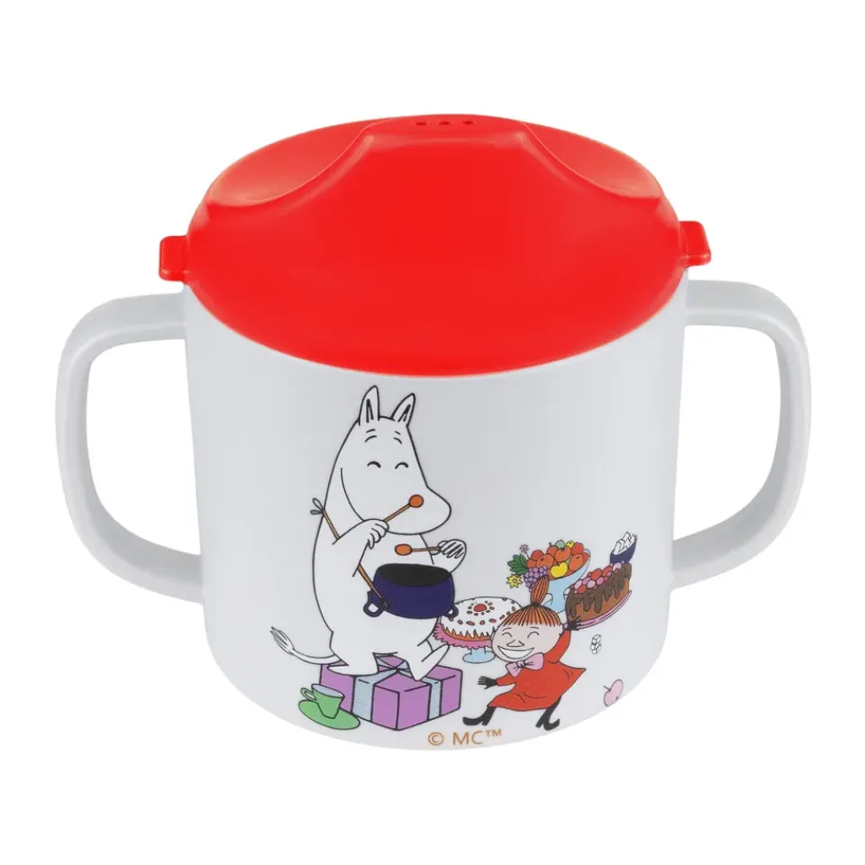 Children's Mugs|Plastic Cups^Rätt Start Moomin Little My spout cup 20 cl, Red