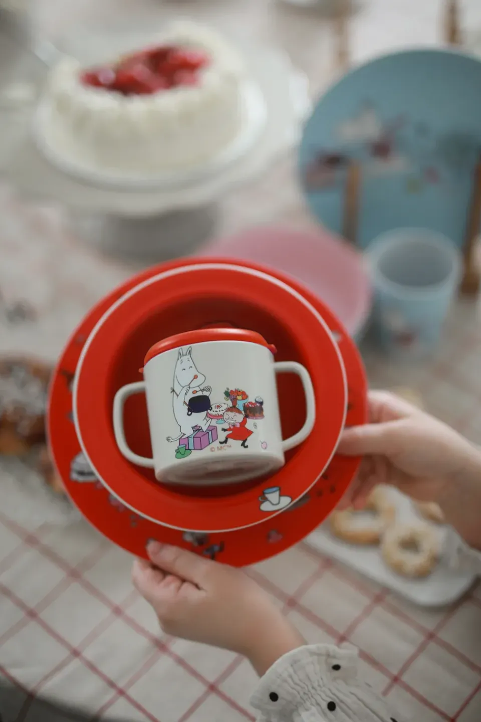 Children's Mugs|Plastic Cups^Rätt Start Moomin Little My spout cup 20 cl, Red