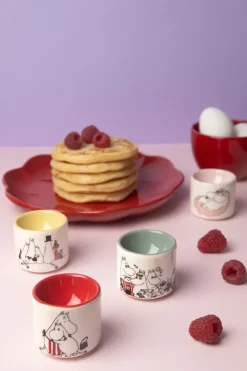 Egg Cups^Pluto Design Moomin love egg cup 4 pieces, White-multi WhiteMulti