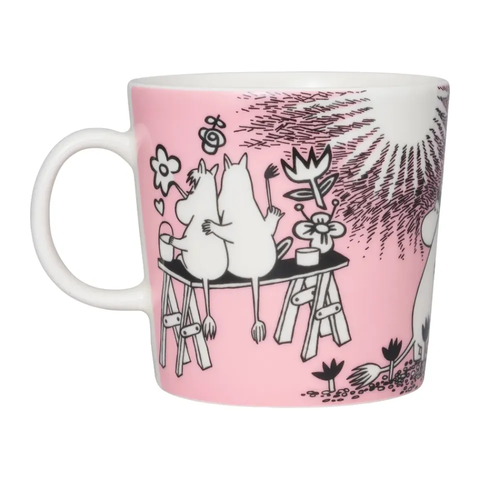 Online Moomin Arabia Moomin love mug 40 cl, Pink
