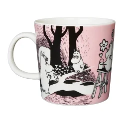 Best Moomin Arabia Moomin love mug, Pink