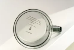 Muurla Moomin mamma glass mug 35 cl, Grey