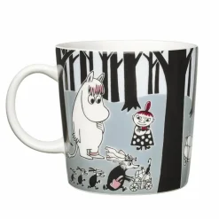 Moomin Arabia Moomin mug Adventure Move, 30 cl GreyBlack
