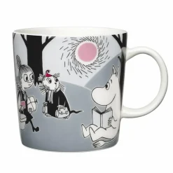 Moomin Arabia Moomin mug Adventure Move, 30 cl GreyBlack