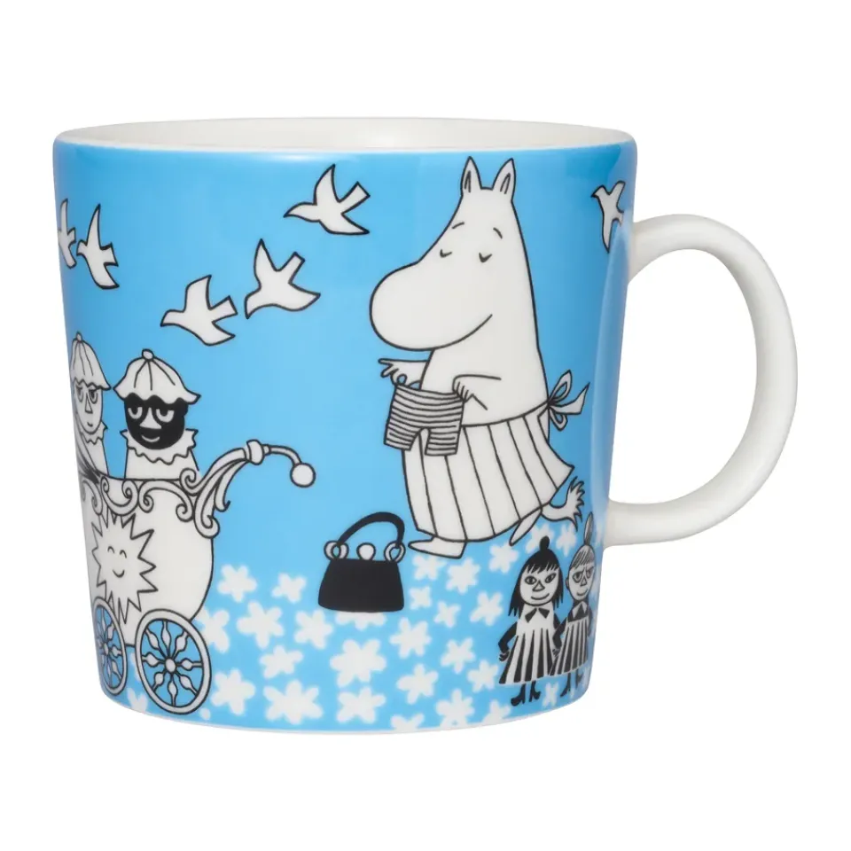 Discount Moomin Arabia Moomin Peace mug 40 cl, Blue