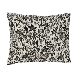 Pillow Cases^Moomin Arabia Moomin pillowcase 50x60 cm, Lily - black and white Multi