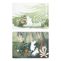 Placemats^Pluto Design Moomin placemat 2-pack, Multi Green