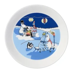 Moomin Arabia Moomin plate Bonfire & Sailing 2 parts, 19 cm Multi