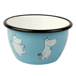 Outlet Muurla Moomin Retro enamel bowl 6 dl, moomin Blue