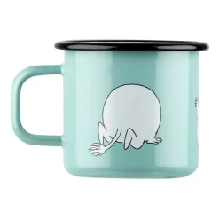 Best Muurla Moomin Retro enamel mug 37 cl, Mint BlueTurquoise