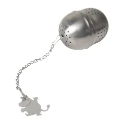 Clearance Pluto Design Moomin tea strainer, Silver Silver-coloured