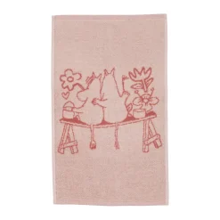Towels^Moomin Arabia Moomin towel 30x50 cm, Love Pink