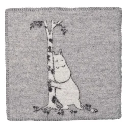 Best Klippan Yllefabrik Moomin Tree Hug picnic blanket, Grey