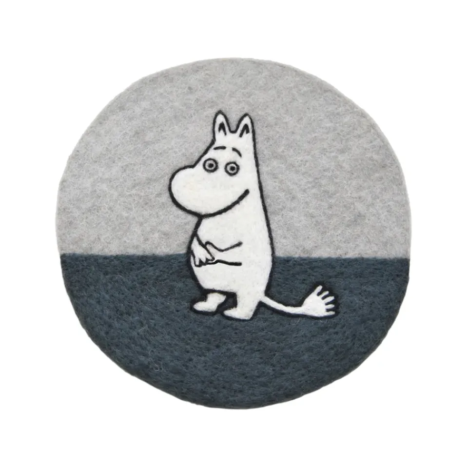 Clearance Klippan Yllefabrik Moomin trivet Ø21 cm, Grey