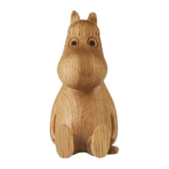 Sale Dsignhouse x Moomin Moomin wood decoration Snorkmaiden 10 cm, OAK (FSC) Beige