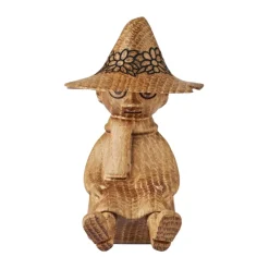 Wooden Figures^Dsignhouse x Moomin Moomin wood decoration Snufkin 9 cm, OAK (FSC) Beige