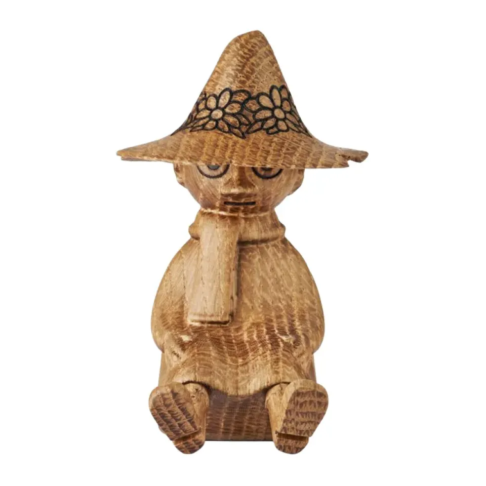 Wooden Figures^Dsignhouse x Moomin Moomin wood decoration Snufkin 9 cm, OAK (FSC) Beige