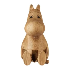 New Dsignhouse x Moomin Moomin Wooden Decoration Moominmamma 10 cm, OAK (FSC) Beige