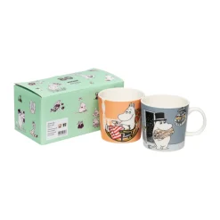 Moomin Mugs^Moomin Arabia Moominmamma & Moominpappa Moomin mug set of 2, 30 cl Multi