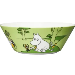 Hot Moomin Arabia Moomintroll Moomin bowl, Grass Green