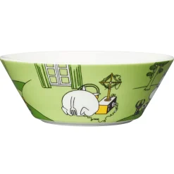 Hot Moomin Arabia Moomintroll Moomin bowl, Grass Green