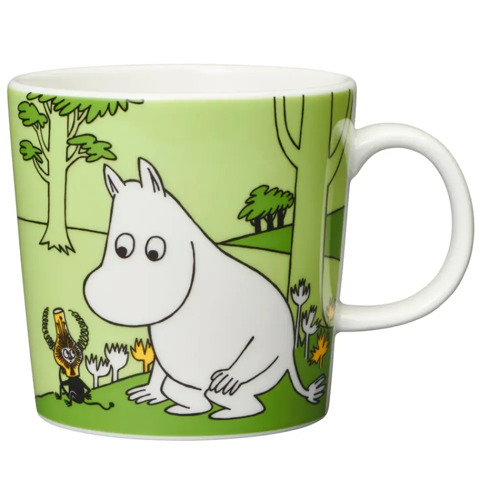 Online Moomin Arabia Moomintroll Moomin mug, Grass Green