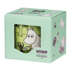 Moomin Mugs^Moomin Arabia Moomintroll Moomin mug 80th anniversary, 30 cl Green
