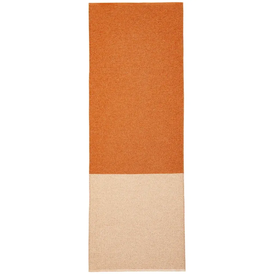 Rugs For Outdoors|Plastic Rugs^Brita Sweden Moor rug cream (cream white-terracotta), 70x200 cm BeigeOrange