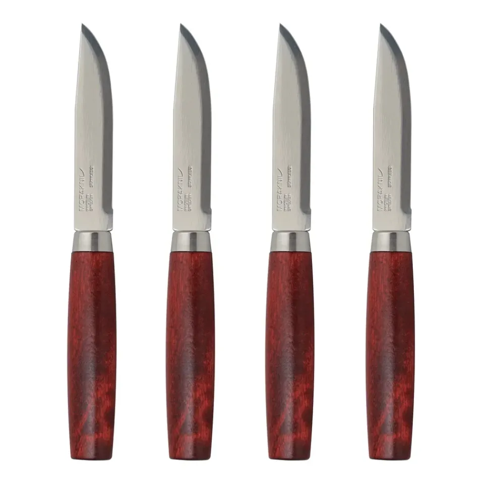 Clearance Morakniv Classic Steak Knife 4-pack, Red