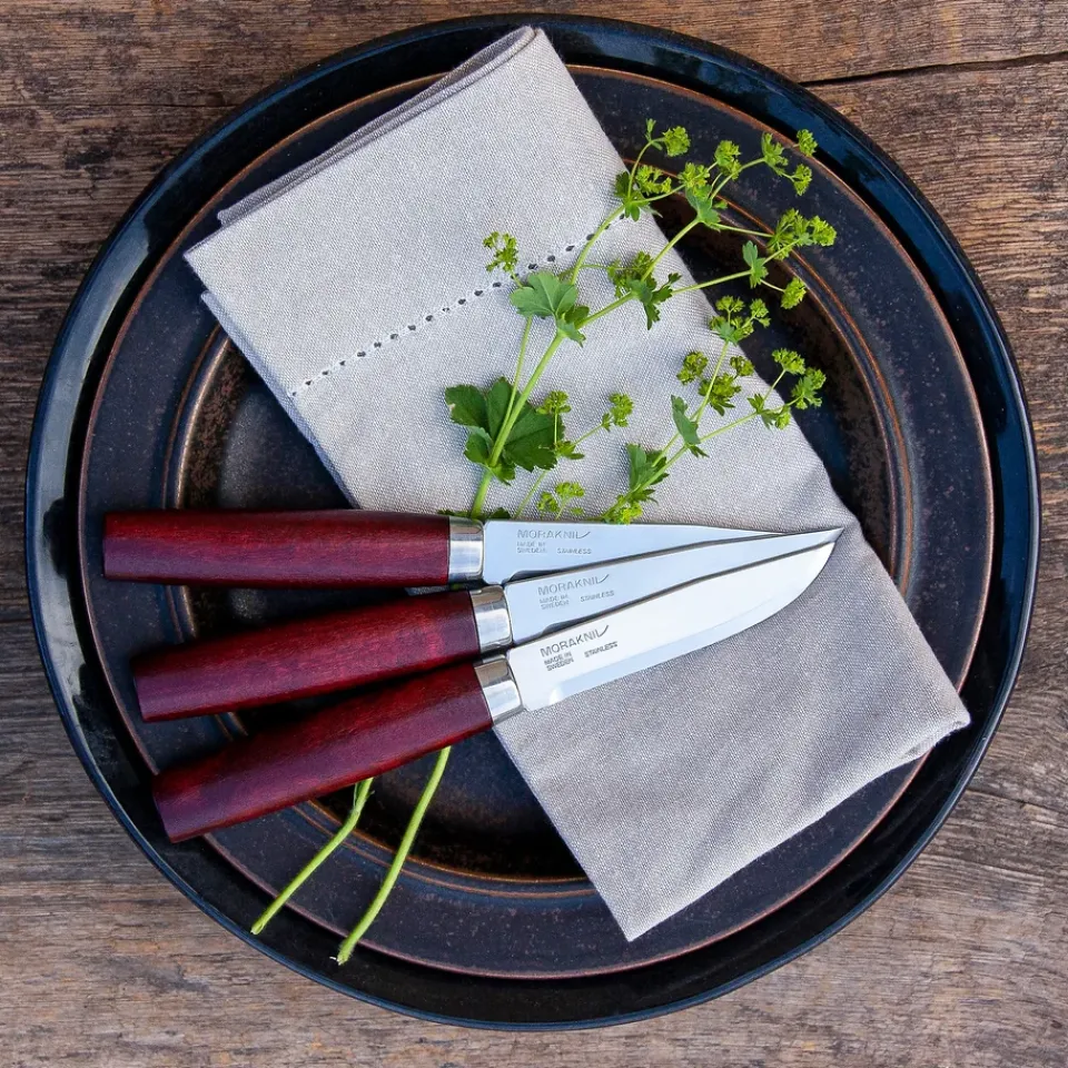 Clearance Morakniv Classic Steak Knife 4-pack, Red
