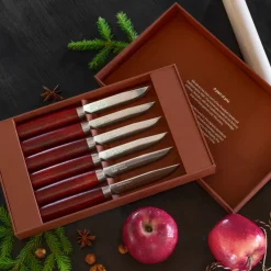 Steak Knives|Table Cutlery^Morakniv Classic Steak Knife 6-pack, Red