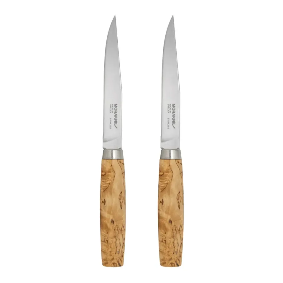 Clearance Morakniv Masur Steak Knife 2-pack, nature Beige