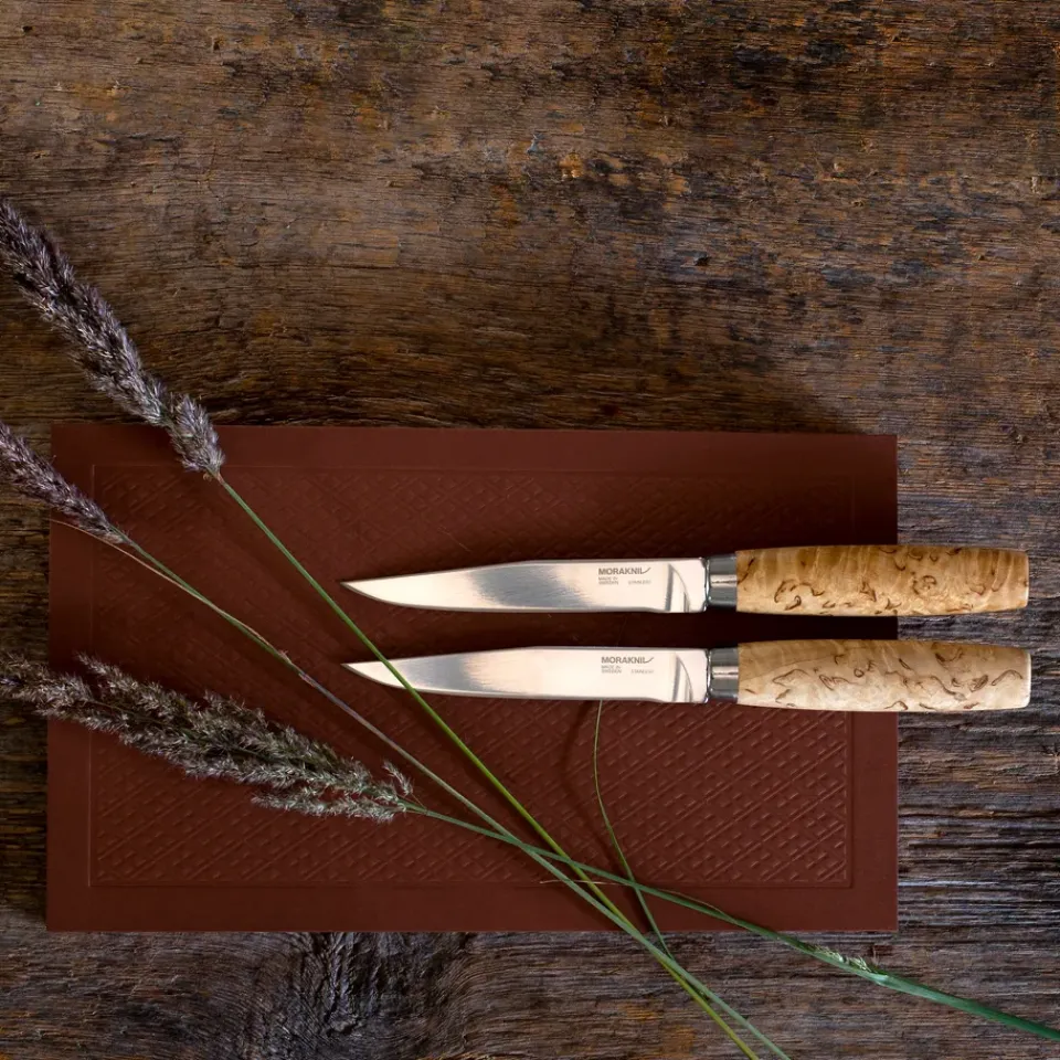 Clearance Morakniv Masur Steak Knife 2-pack, nature Beige