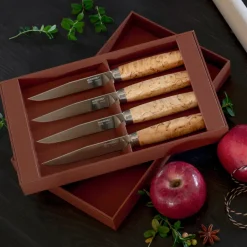 Steak Knives|Table Cutlery^Morakniv Masur Steak Knife 4-pack, nature Beige
